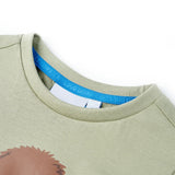 Vidaxl børneshirt med korte ærmer 92 Light Khaki