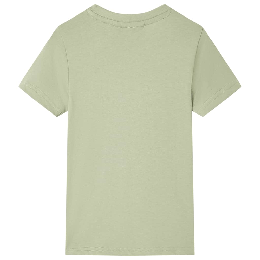 Vidaxl Børnestrøje med korte ærmer 104 Light Khaki