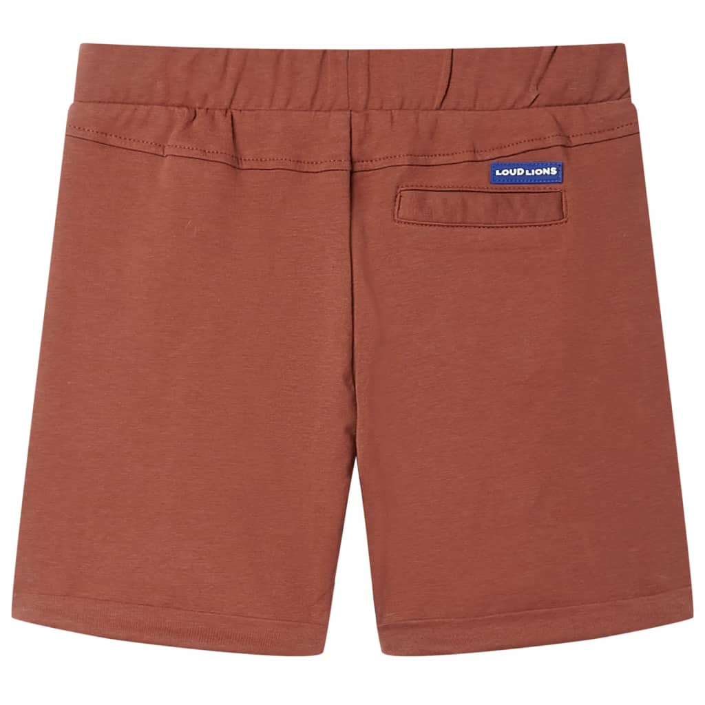 VidaXL børneshorts med snøre 92 brun
