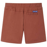 VidaXL børneshorts med snøre 116 brun