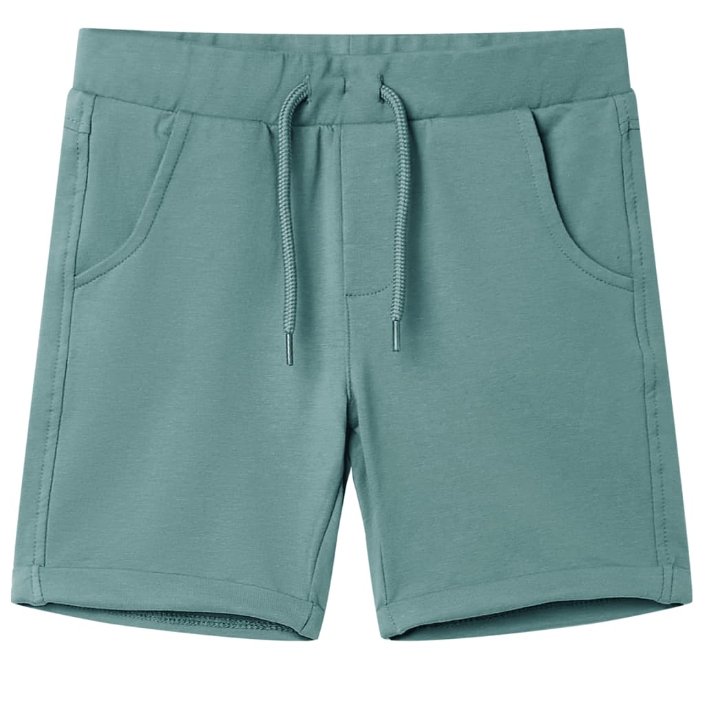 VidaXL børneshorts med snøre 140 oudpetrol