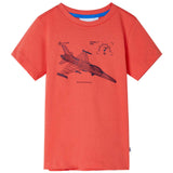 Vidaxl børneshirt 104 lys rød
