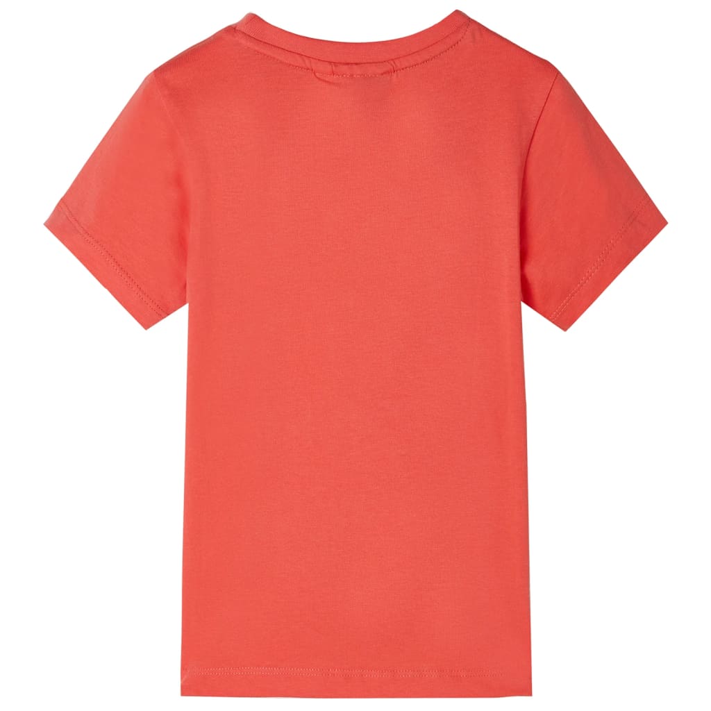 Vidaxl børneshirt 116 lys rød