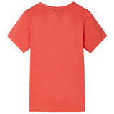 Vidaxl børneshirt 116 lys rød