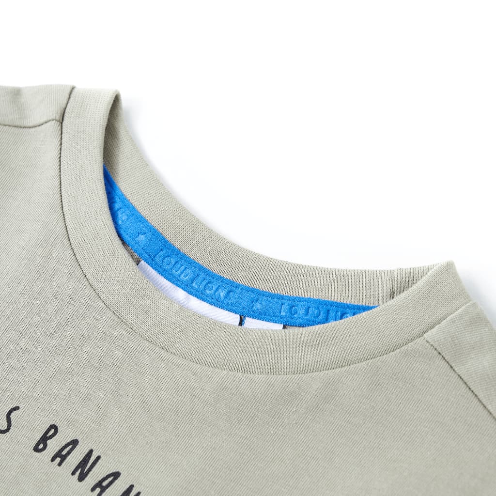 Vidaxl børneshirt 116 Light Khaki