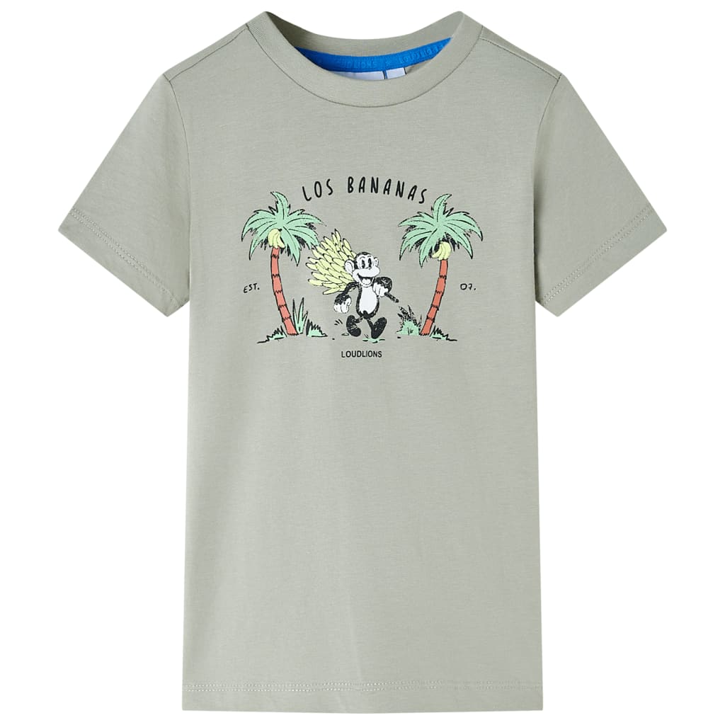 Vidaxl børneshirt 128 Light Khaki