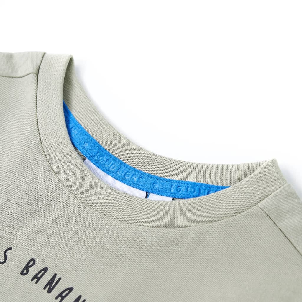 Vidaxl børneshirt 128 Light Khaki