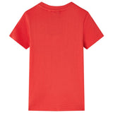 Vidaxl børneshirt 92 rød