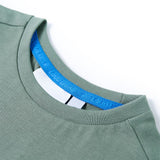 Vidaxl børneshirt 116 khaki