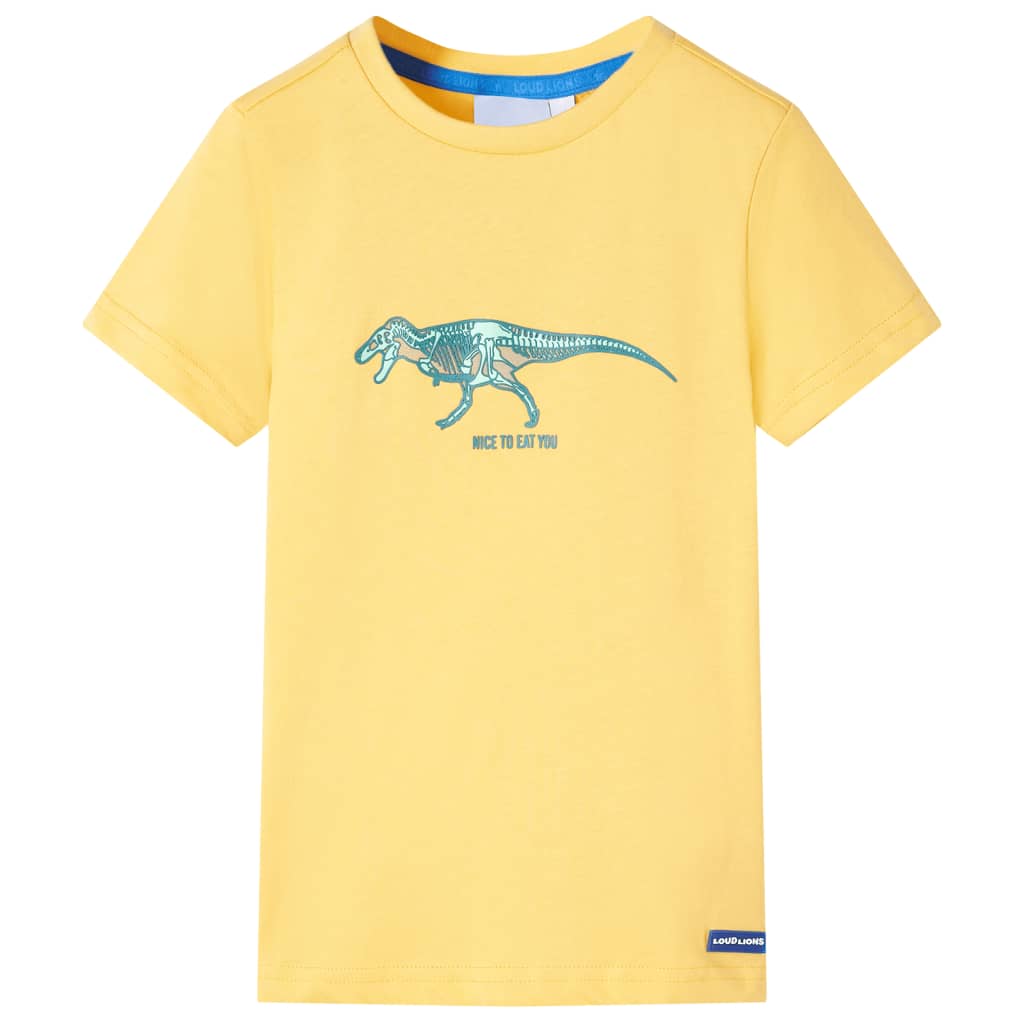 Vidaxl børneshirt 116 Light Ocher