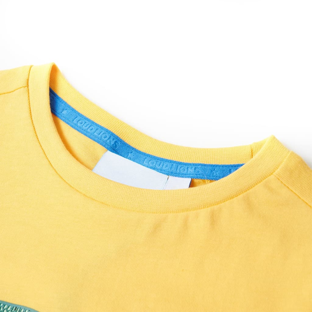 Vidaxl børneshirt 116 Light Ocher