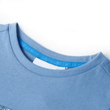 Vidaxl børneshirt 116 medium blå