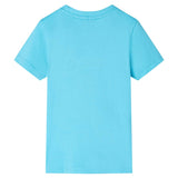 Vidaxl børneshirt 104 havblå