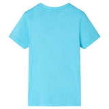 Vidaxl børneshirt 116 Sea Blue