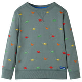 Vidaxl Børns sweater 92 khaki