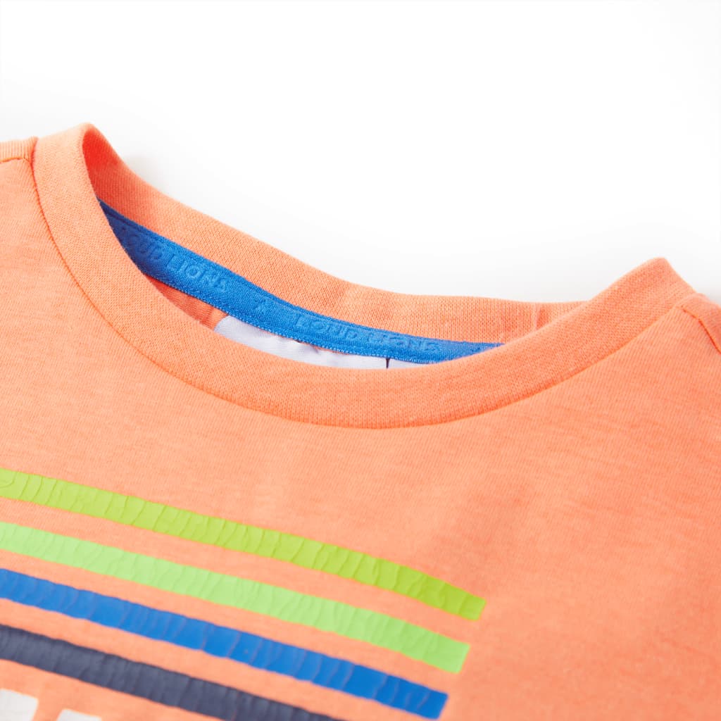 Vidaxl børneshirt 116 Neon Orange