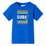 Vidaxl børneshirt 128 lyseblå