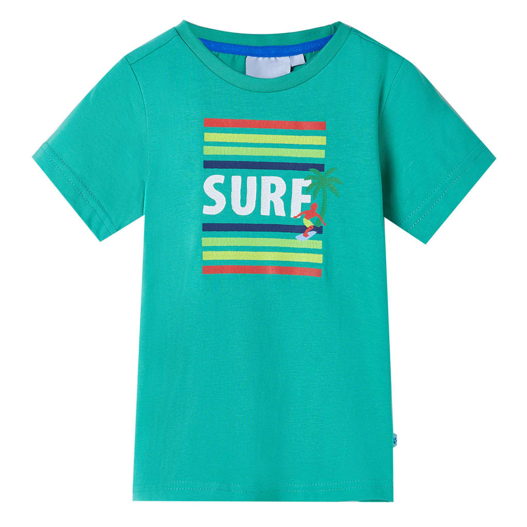 Vidaxl børneshirt 128 grøn