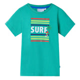 Vidaxl børneshirt 128 grøn