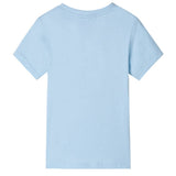 Vidaxl børneshirt 116 lyseblå