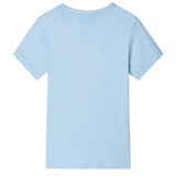 Vidaxl børneshirt 128 lyseblå