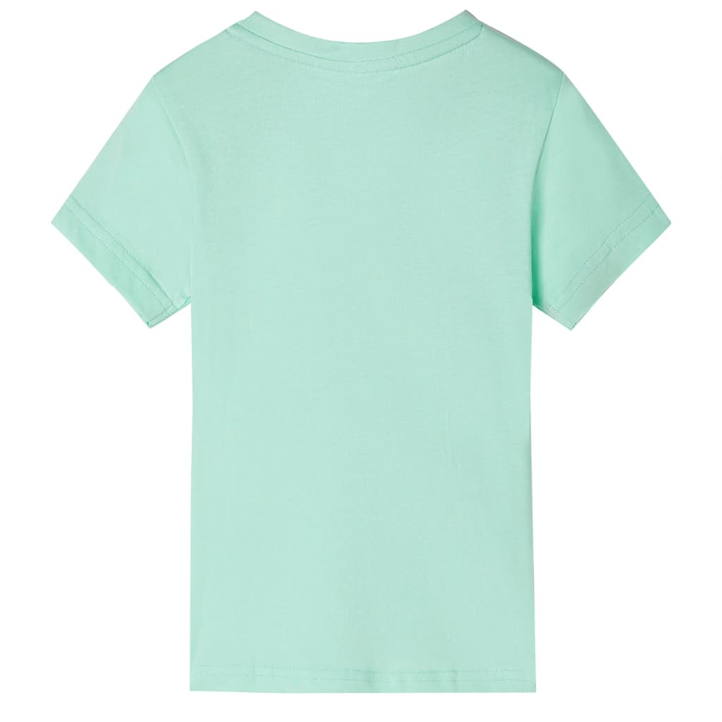 Vidaxl børneshirt 92 lysegrøn