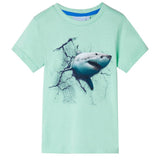 Vidaxl børneshirt 116 lysegrøn