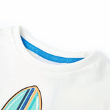 Vidaxl børneshirt med korte ærmer 104 ECRU