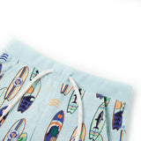 Vidaxl Børns shorts med Drawstring 116 Melange Soft Blue