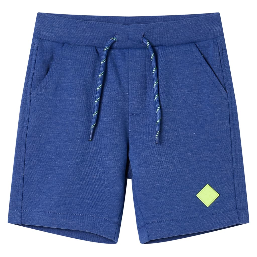 VidaXL børneshorts med snøre 116 blandet blå