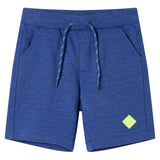 VidaXL børneshorts med snøre 116 blandet blå