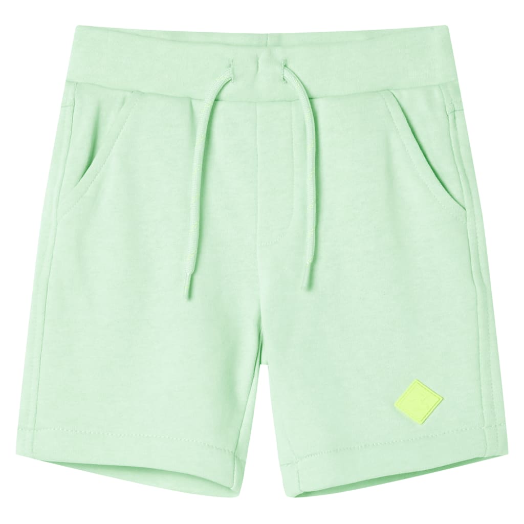 Vidaxl Børnehorts med Drawstring 104 Bright Green