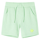 Vidaxl Børnehorts med Drawstring 104 Bright Green