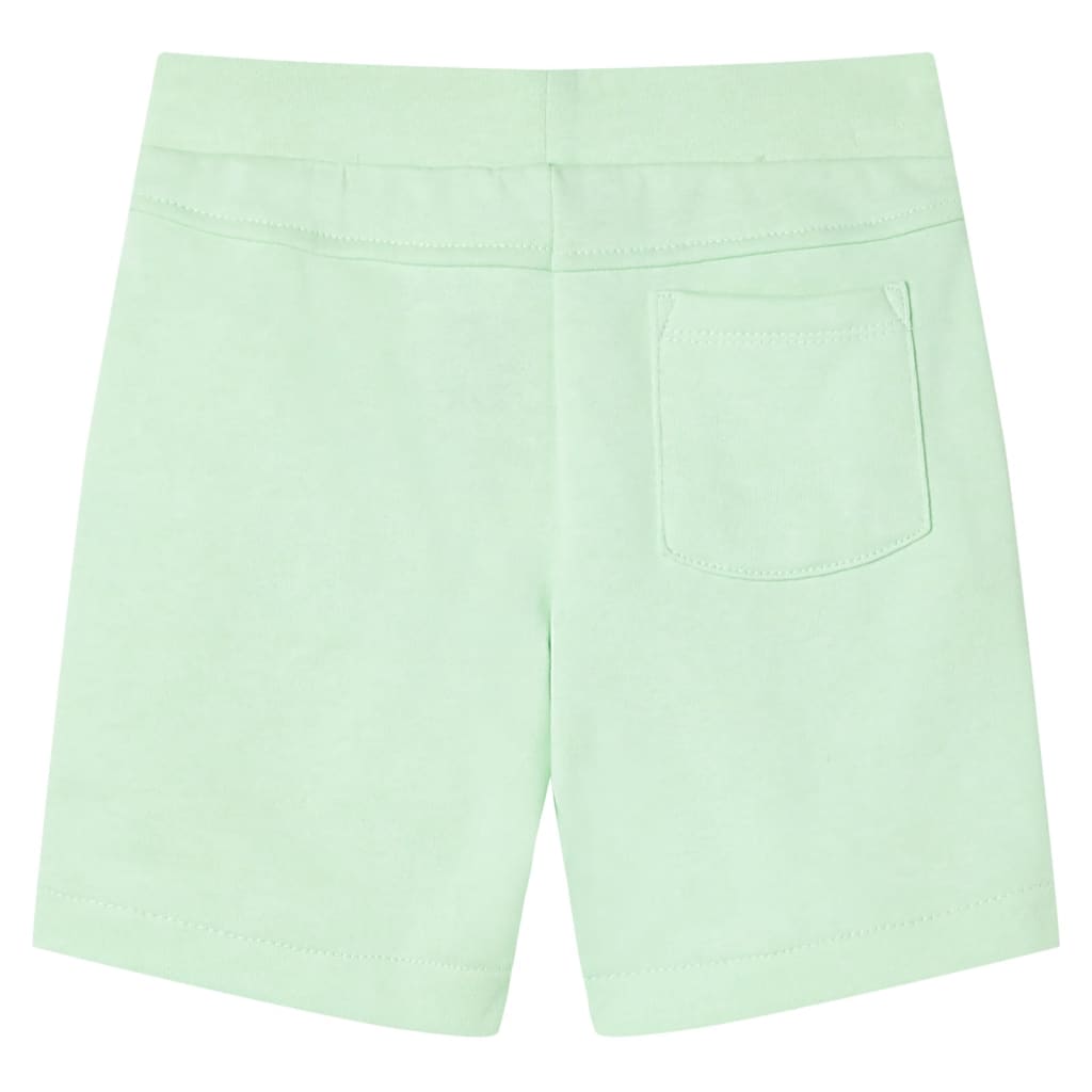 Vidaxl Børnehorts med Drawstring 104 Bright Green