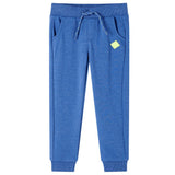 Vidaxl børns sweatpants 92 blandet blå