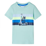 Vidaxl børneshirt 104 Let Mint