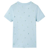 Vidaxl børneshirt 128 lyseblå