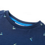 Vidaxl børneshirt 116 mørkeblå