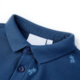 VidaXL børne poloshirt 104 mørkeblå
