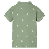VidaXL børne poloshirt 104 khaki