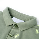VidaXL børne poloshirt 104 khaki
