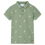 VidaXL børne poloshirt 116 khaki