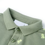 VidaXL børne poloshirt 128 khaki