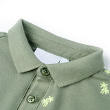 VidaXL børne poloshirt 140 khaki