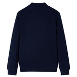 Vidaxl Børnevest med lynlås 128 Navy Blue