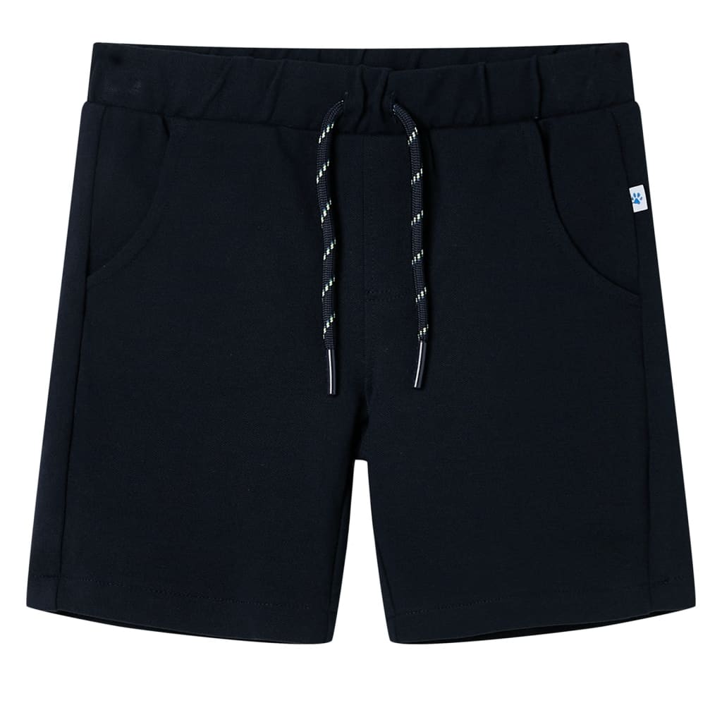 VidaXL børneshorts med snøre 92 marineblå