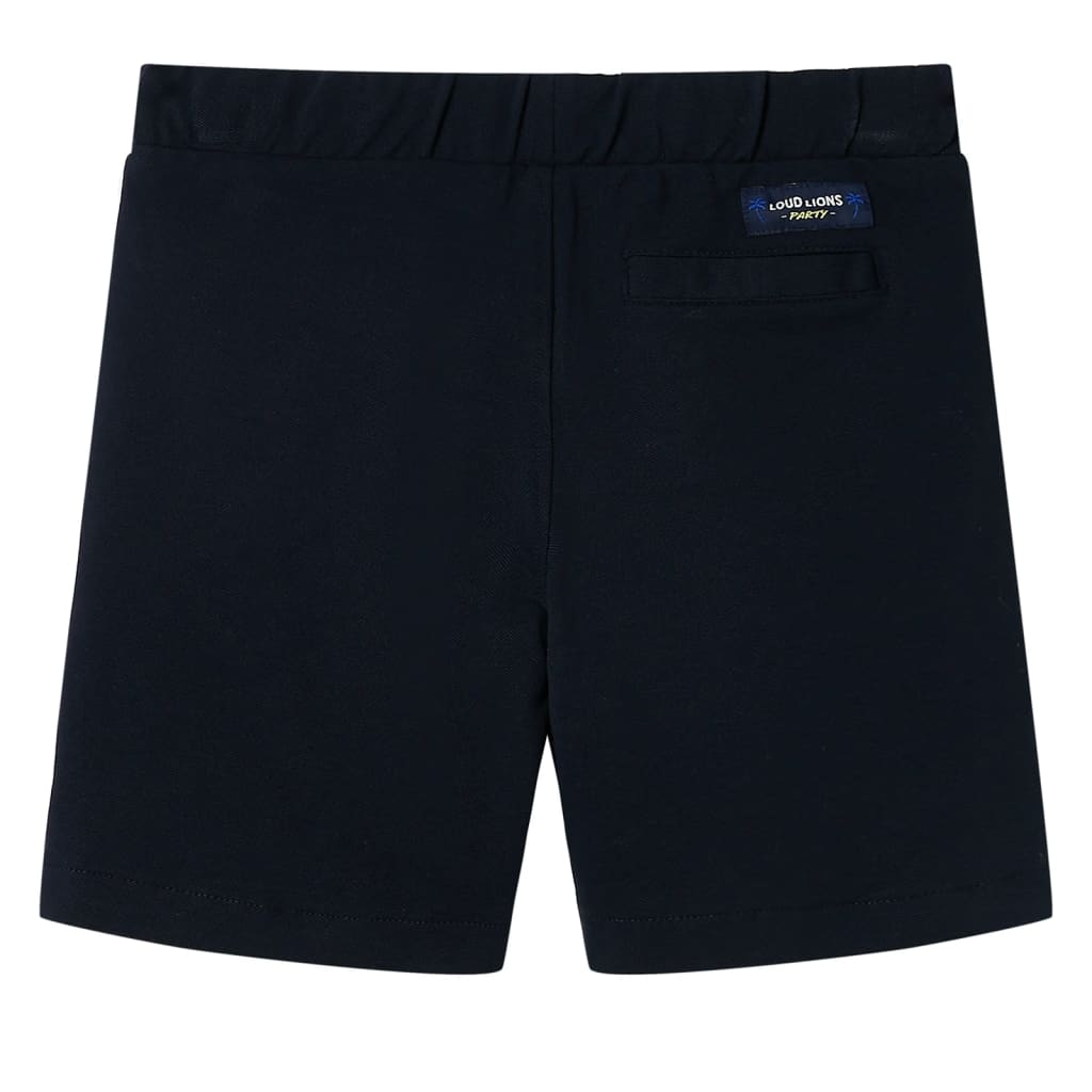 VidaXL børneshorts med snøre 92 marineblå
