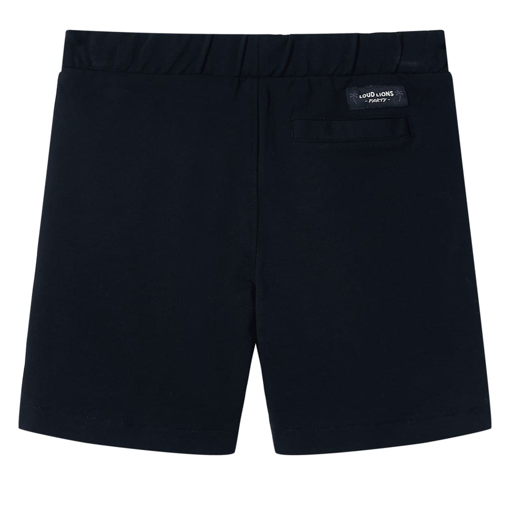 VidaXL børneshorts med snøre 128 marineblå
