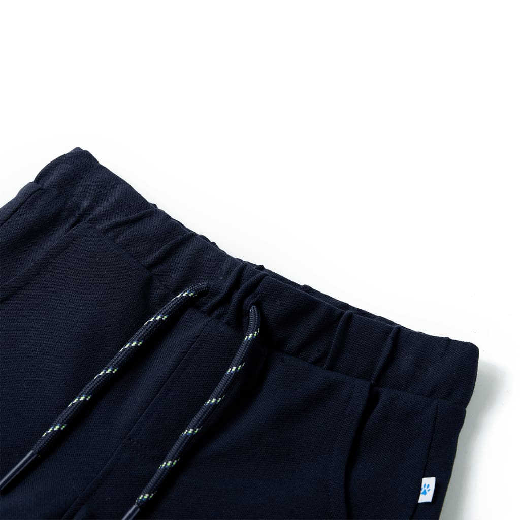 VidaXL børneshorts med snøre 128 marineblå