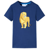 Vidaxl børneshirt 92 mørkeblå